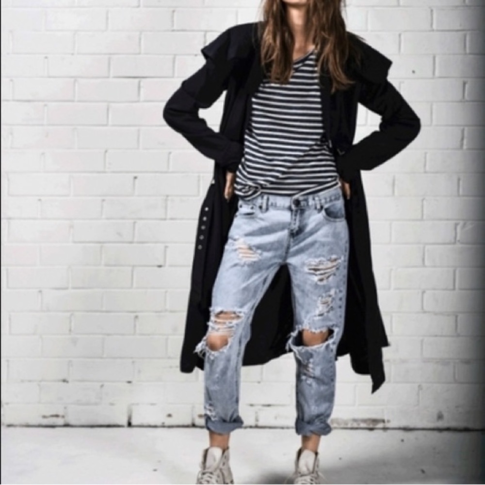 One Teaspoon Dundee Quilted Trench Coat
